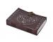 New Style Cut Work Knot Leather Cover Notebook 120 Pages Sketchbook